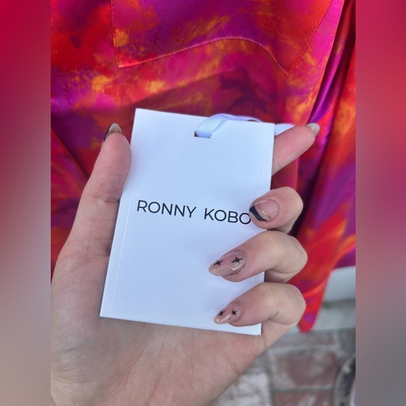 Ronny Kobo Valentina Top + Dora Pant in Tie Dye Pink New With Tags! - Picture 8 of 10